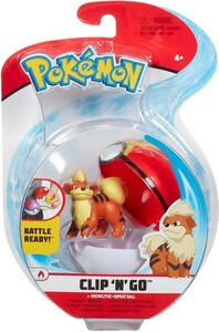Pokémon Pokémon Clip 'N' Go S3 - Growlithe 191726379409