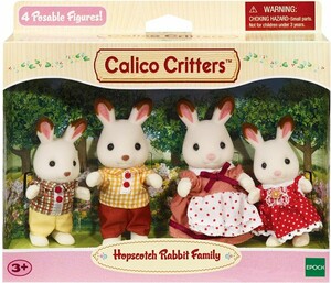 Calico Critters Calico Critters Hopscotch Rabbit Family 020373216426