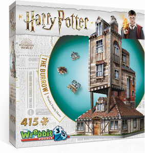 Wrebbit Casse-tête 3D Harry Potter Le Terrier La maison des Weasley (415pcs) 665541010118