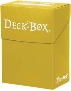Ultra PRO Deck Box solid jaune 074427824761