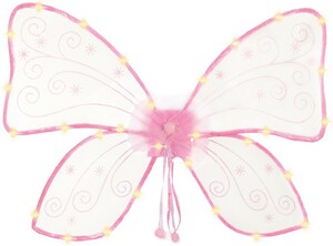 Creative Education Costume ailes de fée avec lumière rose vif 771877170102