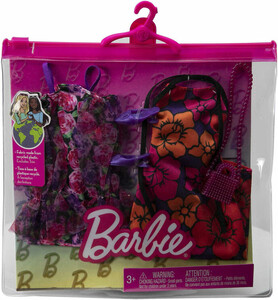 Mattel Barbie - Ensemble double vêtements Fashion Modèle 7 194735093977
