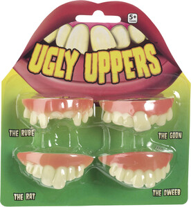 Toysmith Costume dents laides (Ugly Uppers Teeth), 4 085761175594