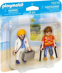 Playmobil Playmobil 70079 Duo Médecin et patient 4008789700797