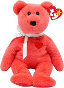 Ty Peluche valentino 11- ourson rouge 008421413058