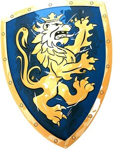 Liontouch Costume chevalier noble bleue bouclier nouveau format 116 5707307001161