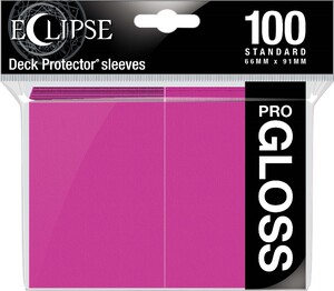 Ultra PRO Protecteurs de cartes Standard Eclipse PRO-Gloss Rose 100ct 074427156091