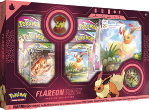 nintendo Pokemon Flareon VMax Premium Collection 