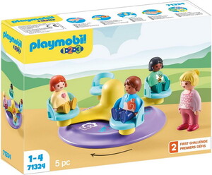 Playmobil Playmobil 71324 1.2.3 Caroussel pour enfants 4008789713247