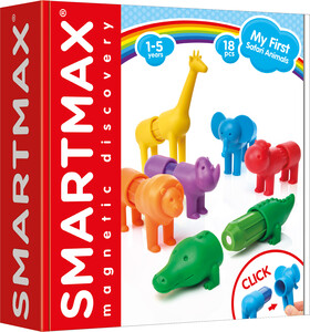 SmartMax SmartMax Mes premiers animaux du safari (fr/en) (construction magnétique) 5414301249856