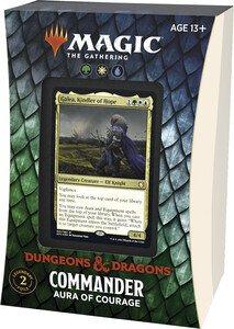 Wizards of the Coast MTG Commander Forgotten Realms Aura Of Courage *
