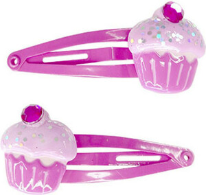 Creative Education Bijou Frosty Topping Cupcake Hairclips 2 pc Set 771877880087