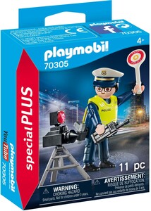 Playmobil Playmobil 70305 Policier avec radar (juillet 2021) 4008789703057