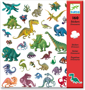 Djeco Autocollants Dinosaures (fr/en) 3070900088436