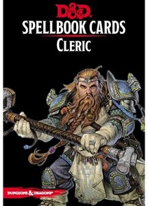 Wizards of the Coast Donjons et dragons 5e DnD 5e (en) Spellbook Cards Cleric (D&D) 9780786966516