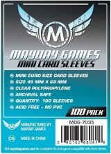 Mayday Games Protecteurs de cartes mini euro 45x68mm 100ct 080162880818
