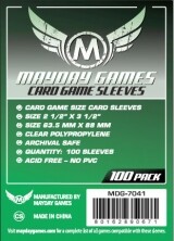 Mayday Games Protecteurs de cartes standard transparent (clear) 63.5x88mm 100ct 80162890671
