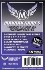 Mayday Games Protecteurs de cartes american de luxe 125% Thicker 56x87mm 50ct 080162892347