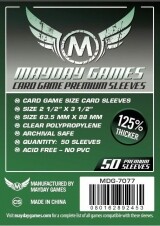 Mayday Games Protecteurs de cartes standard transparent (clear) de luxe 125% Thicker 63.5x88mm 50ct 080162892453