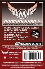 Mayday Games Protecteurs de cartes mini chimera de luxe 125% Thicker 43x65mm 50ct 080162892675