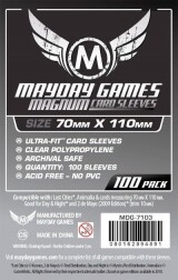 Mayday Games Protecteurs de cartes magnum silver (clear) 70x110mm 100ct 080162894891