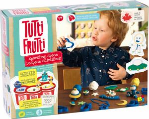 Tutti Frutti Pâte à modeler scintillant ensemble espace boîte medium (fr/en) 061404150784