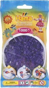 Hama Hama Midi 1000 perles violet transparent 207-24 028178207243