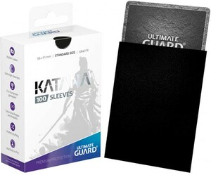 ultimate guard Protecteurs de cartes Standard Katana standard noir 66x91mm 100ct 4260250073810