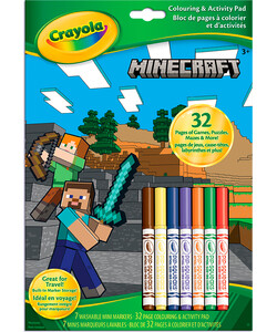Crayola Pages à colorier Minecraft 063652590404