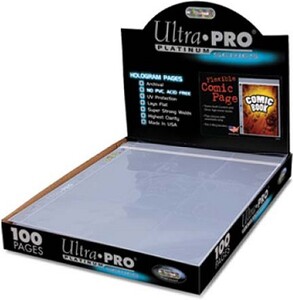Ultra PRO Feuille collection comic 7-1/4 X 10-1/2, boite 100 feuilles 074427816971