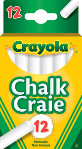 Crayola Craies blanches 12 063652031204