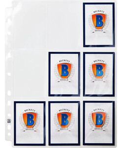 Beckett Media LLC Feuille collection 9 pochettes top-load Becket Shield (unité) 