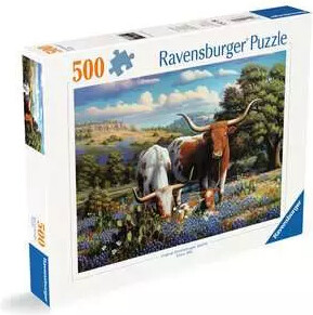 Ravensburger Casse-tête 500 Aimer Longhorns 4005555008262