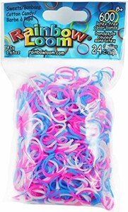 Rainbow Loom Élastiques à bracelet Sweets: Cotton Candy 812317021759