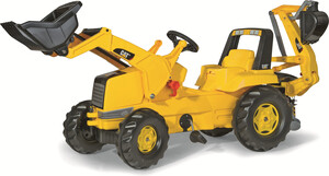 Kettler Porteur chargeuse-pelleteuse à pedales avec la pelle rétro Caterpillar (CAT) (tracteur), max 75lb 4006485813001
