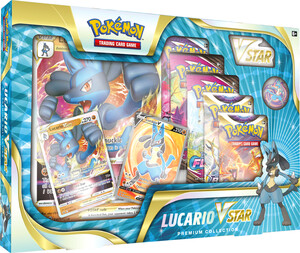 nintendo Pokémon Lucario V-Star Premium Collection 820650851247