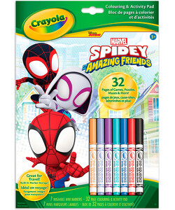 Crayola Pages à colorier Spidey et ses amis extraordinaires 063652589903