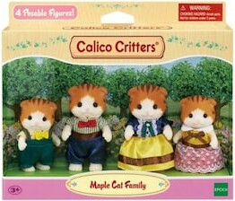 Calico Critters Calico Critters maple cat family calico 020373317949