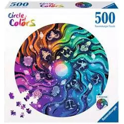 Ravensburger Casse-tête 500 cercle de couleurs - Astrologie Round 4005555008194