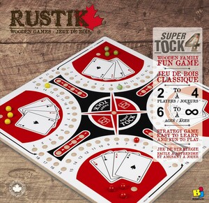 Rustik toc/tock jeu 4 joueurs 15 po (fr/en) 061404001161