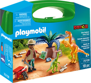 Playmobil Playmobil 70108 Mallette transportable Explorateur et dinosaures 4008789701084