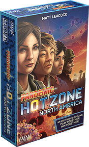 Z-Man Games Pandemic zone rouge (fr) Amérique du nord 8435407630321