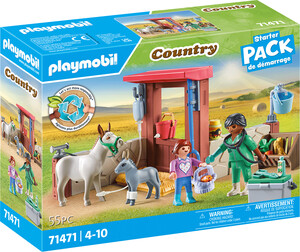 Playmobil Playmobil 71471 Starter Pack: Veterinaire avec animaux de la ferme 4008789714718