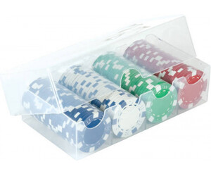 CHH Quality Product Inc. 100 Jetons de poker 11.5g 4 couleurs - coffret en plastique 704551127123