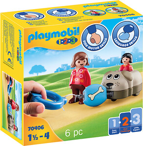 Playmobil Playmobil 70406 1.2.3 Wagon chien (février 2021) 4008789704061