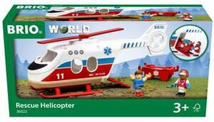 BRIO Brio Train en bois Hélicoptère de sauvetage 36022 7312350360226