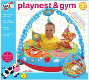 Galt Toys Playnest coussin gonflable matelassé d'activités et gym de la ferme (beigne/tube) 5011979558077