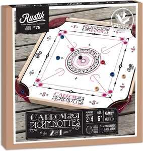 Rustik jeu de Pichenottes / carrom 2 en 1 (fr/en) 061404001215