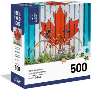 Trefl Casse-tête 500 Boite modulaire - Le Canada à vélo 061152631405