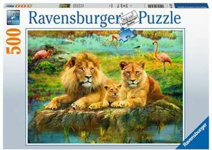 Ravensburger Casse-tête 500 Lions dans la savane 4005556165841